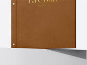 Restaurant Menu Book Mockup Low Angle View Preview 4