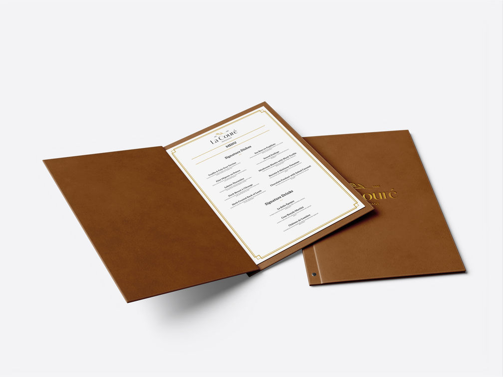 Restaurant Menu Book Mockup Stack It View Preview 1