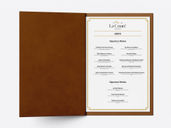 Restaurant Menu Book Mockup Top View Preview 3