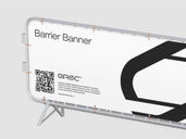 Rounded Barrier Banner Mockup Stack It View Preview 4