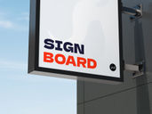 Sign Board Low Angle View Preview 4