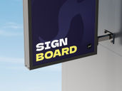 Sign Board Top View Preview 4