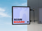Sign Board Front View Preview 2