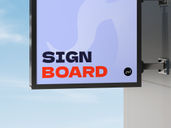 Sign Board Front View Preview 4
