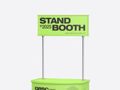 Stand Booth Mockup Half Side View Preview 4
