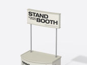 Stand Booth Mockup Isometric View Preview 4