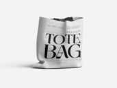 Tote Bag Mockup Back Half Side View Preview 2