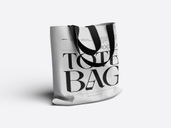 Tote Bag Mockup Half Side View Preview 2
