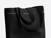 Tote Bag Mockup Half Side View Preview 3
