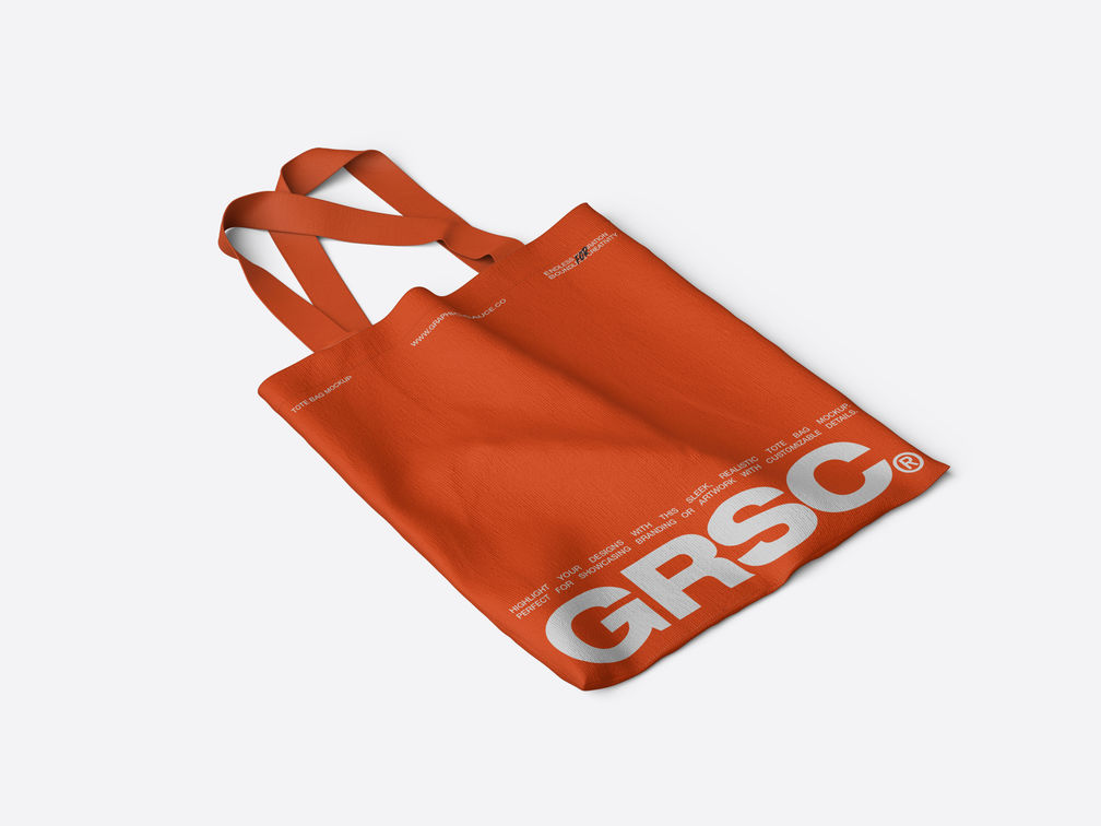 Tote Bag Mockup Isometric View Preview 1