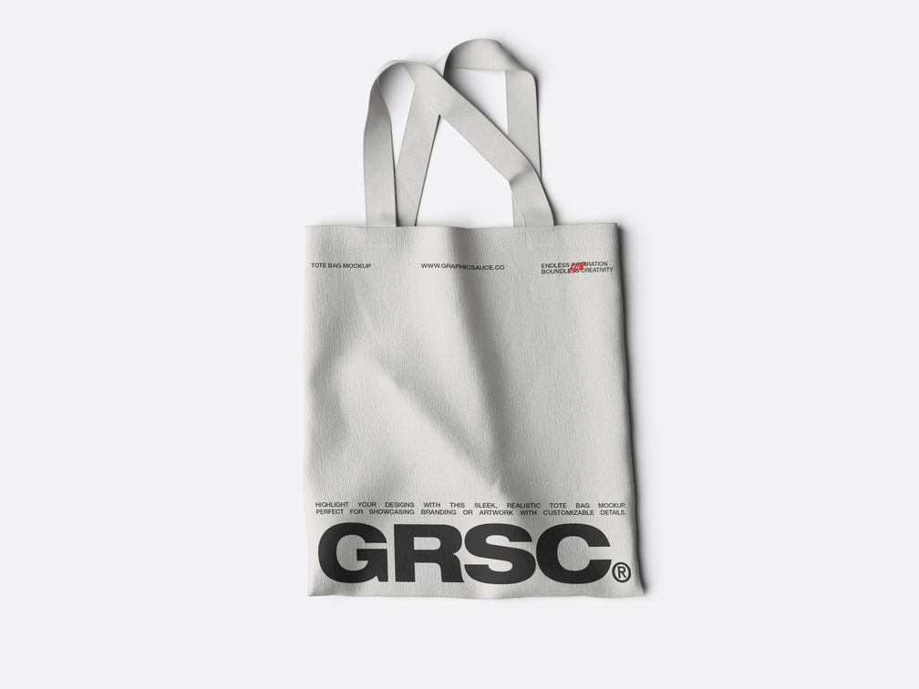 Tote Bag Mockup Top View Preview 1