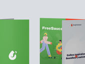 Trifold Brochure Mockup Half Side View Preview 3