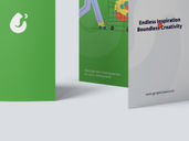 Trifold Brochure Mockup Half Side View Preview 4