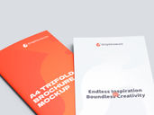 Trifold Brochure Mockup Stack It View Preview 4