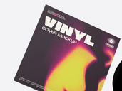 Vinyl Cover Mockup Flying View Preview 4
