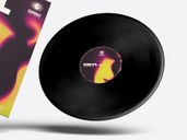 Vinyl Cover Mockup Flying View Preview 5