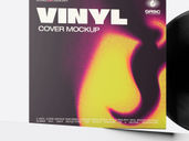 Vinyl Cover Mockup Low Angle View Preview 4