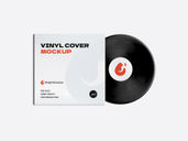 Vinyl Cover Mockup Top View Preview 2