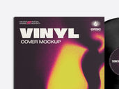 Vinyl Cover Mockup Top View Preview 4