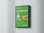 Wall Poster Fram Mockup Half Side View Preview 2