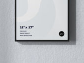 Wall Poster Frame Mockup Front View Preview 4