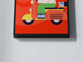 Wall Poster Frame Mockup Low Angle View Preview 4