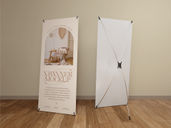 X Banner Mockup Back Half Side View Preview 3