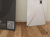 X Banner Mockup Back Half Side View Preview 5