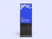 Digital Display Poster Mockup Front View Preview 2