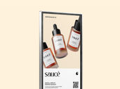 Digital Display Poster Mockup Half Side View Preview 4