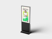 Digital Display Poster Mockup Isometric View Preview 3