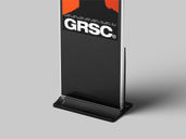 Digital Display Poster Mockup Isometric View Preview 5