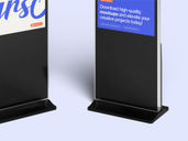 Digital Display Poster Mockup Stack It View Preview 05