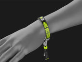 Fabric Wristband Mockup Flying View Preview 3
