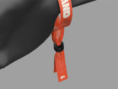 Fabric Wristband Mockup Flying View Preview 5