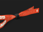 Fabric Wristband Mockup Half Side View Preview 5