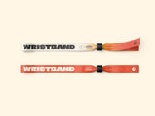 Fabric Wristband Mockup Top View Preview 2