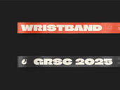 Fabric Wristband Mockup Top View Preview 4