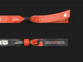 Fabric Wristband Mockup Top View Preview 5