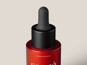 Frosted Glass Dropper Mockup Isometric View Preview 4