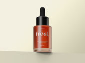 Frosted Glass Dropper Mockup Low Angle View Preview 3
