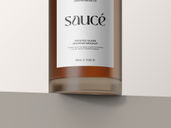 Frosted Glass Dropper Mockup Low Angle View Preview 5