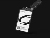 Lanyard Id Badge Mockup Flying View Preview 4