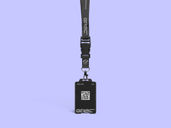 Lanyard Id Badge Mockup Front View Preview 2
