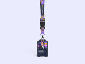 Lanyard Id Badge Mockup Front View Preview 3