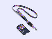 Lanyard Id Badge Mockup Isometric View Preview 3