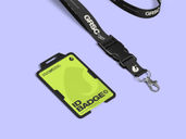 Lanyard Id Badge Mockup Isometric View Preview 4