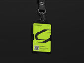 Lanyard Id Badge Mockup Low Angle View Preview 5
