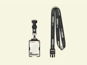 Lanyard Id Badge Mockup Top View Preview 2