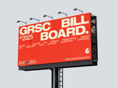 Outdoor Billboard Mockup Low Angle View Preview 2
